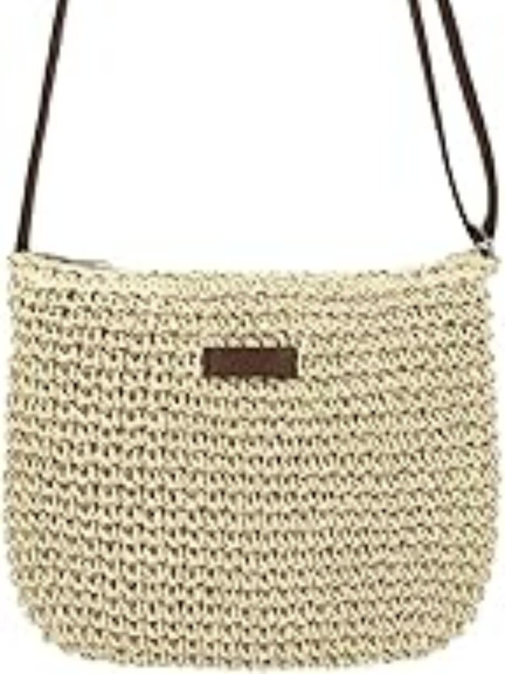 Shoulder Handwoven Straw Bag Ocean Vacation Boho Beach Purse Wicker - New‎ - Picture 3 of 6